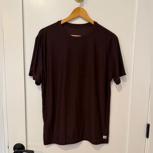 Vuori Burgundy Men's Short Sleeve Tee